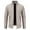 White, variant on TFEOQRY Men's Jacket Coat Solid Color Casual Zipper Outwear Long Sleeved Stand Up Collar Overcoat Dark Gray