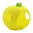 thumbnail image 2 of Apple Shaped Fish Tank Hideout with 3D Printed Design and Multiple Openings, Single Piece, Yellow with Green Leaf, for Betta Fish and Small Fish, Aquarium Decoration, 2 of 8