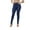 Dark Blue, variant on Jeans For Women Solid Color High Waisted Lifting Distressed Stretch Skinny Sexy Colombian Trousers Daily-Wear,Red,M