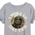 thumbnail image 3 of Star Wars - I Woke Up Like This Chewie - Women's Oversized Tee, 3 of 5