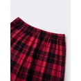 thumbnail image 6 of Christmas Family Pajamas Matching Set Letters T-shirt with Plaid Pants, 6 of 10