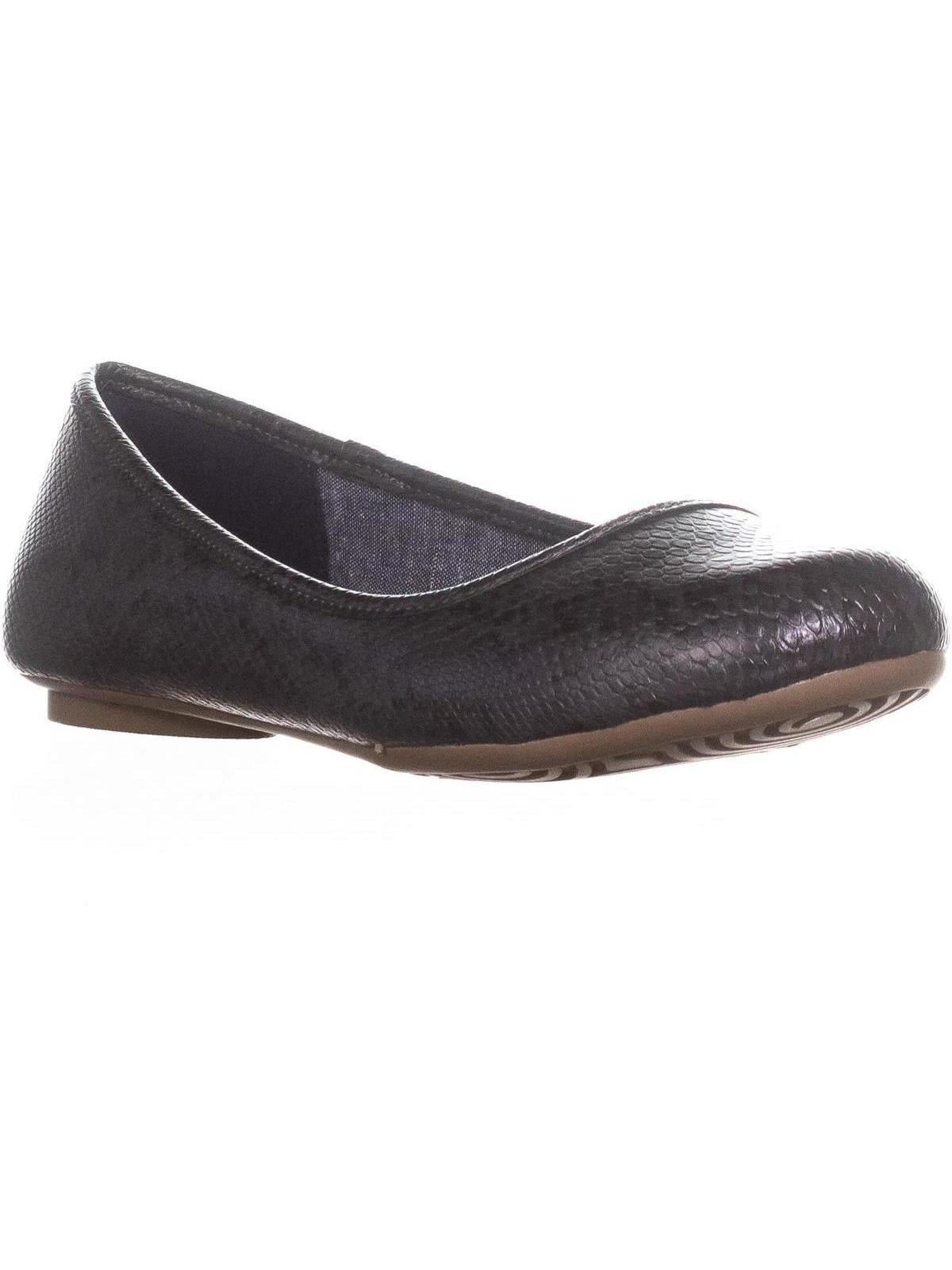 Womens Dr. Scholl's Friendly Memory Foam Cool Fit Flats, Grey Snake, 6