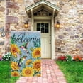 thumbnail image 6 of Gyryp Welcome Spring Summer Garden Flag 12x18 Double Sided, Burlap Farmhouse Sunflower Hummingbird Bird Garden Yard Flags for Rustic Seasonal Outside Outdoor House Decoration (ONLY FLAG), 6 of 6