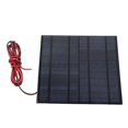 thumbnail image 1 of Solar Power Epoxy Module Board Polysilicon DC18V 4.5W Tool Supplies with 2meter Red Black Wire, 1 of 4