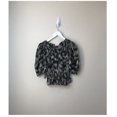 thumbnail image 6 of Free People Women's Cotton XOXO Snake Printed Smocked Crop Top Black XS, $88 NWT, 6 of 7