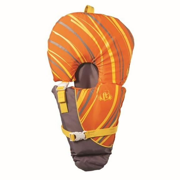 Full Throttle Infant ''Baby-Safe'' Vest-Orange/Grey