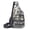 Gray camouflage, variant on Tactical Chest Bag Riding Shoulder Bag,Black