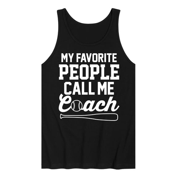 Instant Message - My Favorite People Call Me Coach - Men's Jersey Tank Top
