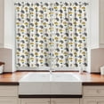 thumbnail image 2 of Ambesonne Cartoon Kitchen Curtains, Circus Animals Jumping Art, 55"x39", Multicolor, 2 of 3