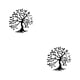 thumbnail image 1 of Injueey Adorno de escritorio Decoración para el hogar Calcomanía de pared Colgante multipropósito Ornamental Sala de estar Colgador Negro 2Conjunto, 1 of 6