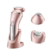 Hatteker 3-in-1 Electric Shaver for Face, Chin, Arms, Legs, and Underarms Portable Pain-Free Cordless Bikini Electric Shaver IPX7