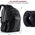 thumbnail image 2 of Mochila Grande SQbags Midnite Uso Rudo, 2 of 7