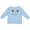 AE-Light Blue, variant on Inktastic Christmas Snowman, White Snowman, Carrot Nose Boys or Girls Long Sleeve Toddler T-Shirt