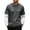 1# Dark Gray, variant on Men's Fake 2-Piece Layered Solid Shirts Casual Pullover Green 2XL