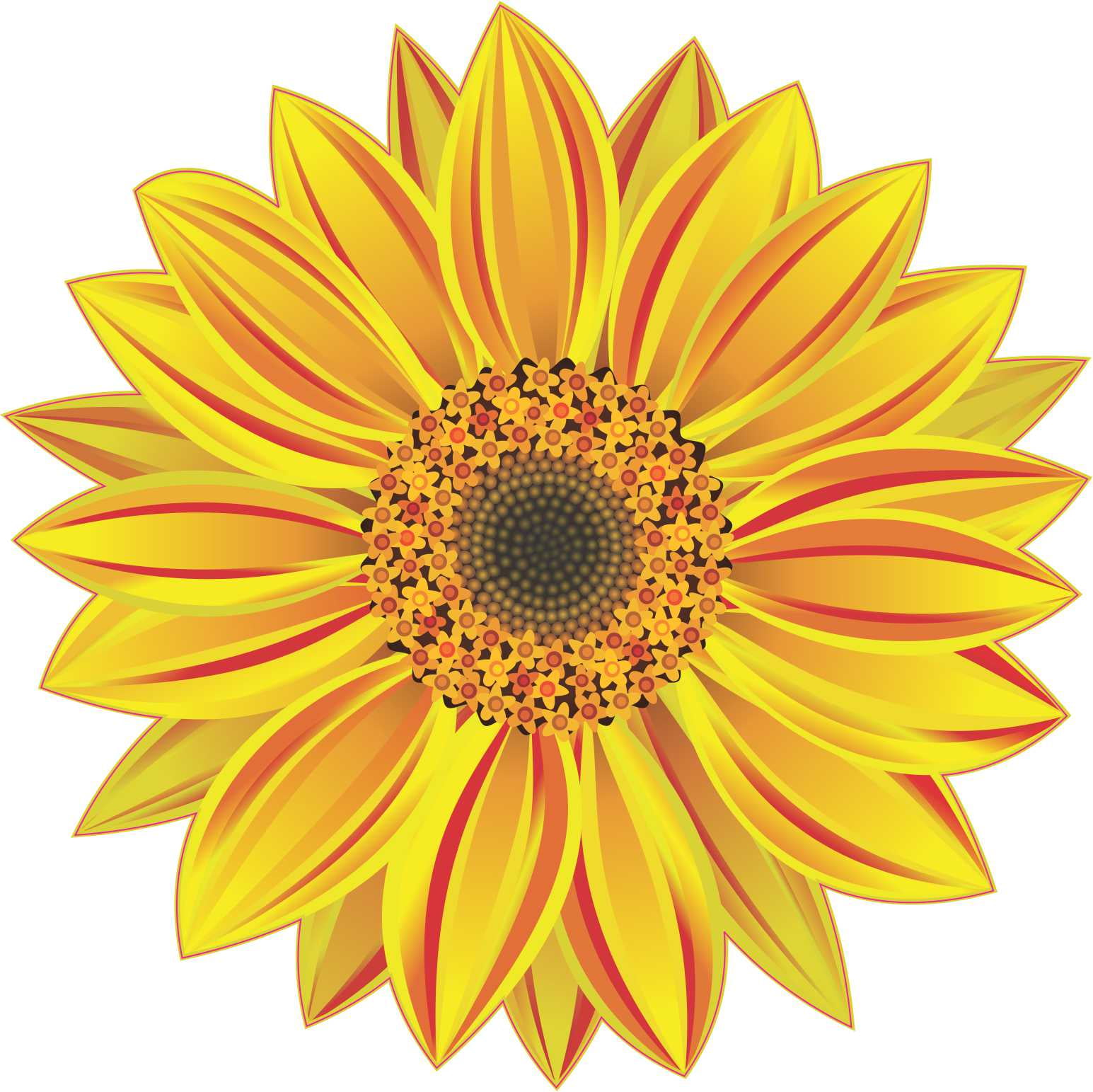 stickertalk sunflower vinyl sticker 5 inches x 5 inches walmartcom