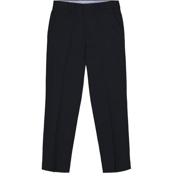 Pantalones Tommy Hilfiger para niños con la parte delantera plana, talla 4, azul marino