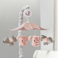 thumbnail image 4 of Lambs & Ivy Calypso Pink/Gray Koala & Elephant Musical Baby Crib Mobile, 4 of 5