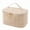 Beige, variant on TZYUDK Beige Large Capacity Makeup Bag Travel Portable High Beauty Small Bag Cosmetic Storage Bag Portable Wash Bag Affordable Useful Cloth