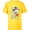 Yellow, variant on Mickey Mouse Retro Vintage Summer Beach Vacation Vibe - Short Sleeve T-Shirt for Kids - Customized-White