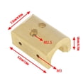 thumbnail image 3 of Control remoto Coches de latón Contrapeso Balance de balance Modificación Reemplazo de reemplazo de pieza para Axial SCX10II 90046 90047 2 Piezas Inevent FN001279-00, 3 of 7