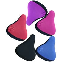 OFFIGAM 5-Pack Comfortable Bike Saddle Cushions with Elastic Edge for Ride Comfort and Support