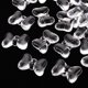 thumbnail image 1 of Transparent Acrylic Pendants Bowknot Clear 21x29x10.5mm Hole: 2.5mm about 118pcs/500g, 1 of 6