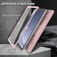 thumbnail image 4 of Funda para tablet FINTIE Tuatara para Samsung Galaxy Tab A9+ de 11 pulgadas, color oro rosa, 4 of 9