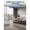 thumbnail image 2 of Twister.CK 10000 BTU Portable Air Conditioner with Heater, Indoor AC Unit for Room up to 450 Sq.ft, White & Gray, 2 of 8