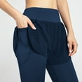thumbnail image 6 of Pants for Women Womens High Waist Workout Yoga Pants 2 in 1 Stretchy Athletic Running Fitness Jogger Leggings with Pockets, 6 of 6
