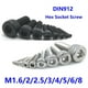 thumbnail image 2 of 5-50 piezas DIN912 M1.6 M2 M2.5 M3 M4 M5 M8 304 A2 acero inoxidable grado 12,9 negro hexagonal cabeza Allen tornillo, 2 of 4