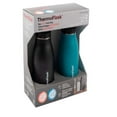 thumbnail image 3 of ThermoFlask 17oz Hot & Cold Insulated Travel Mug 2pk (Black & Teal), 3 of 3