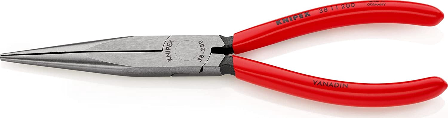 Knipex - Mechanic's Long Nose Pliers PVC Grip 200mm (8in)
