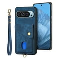 thumbnail image 2 of Feishell for Google Pixel 9 / 9 Pro, Wallet Case with Card Holder Leather Card Slots Kickstand Shockproof RFID Blocking Magnetic Clasp Protective Cover for Women Men for Google Pixel 9 / 9 Pro, Blue, 2 of 12