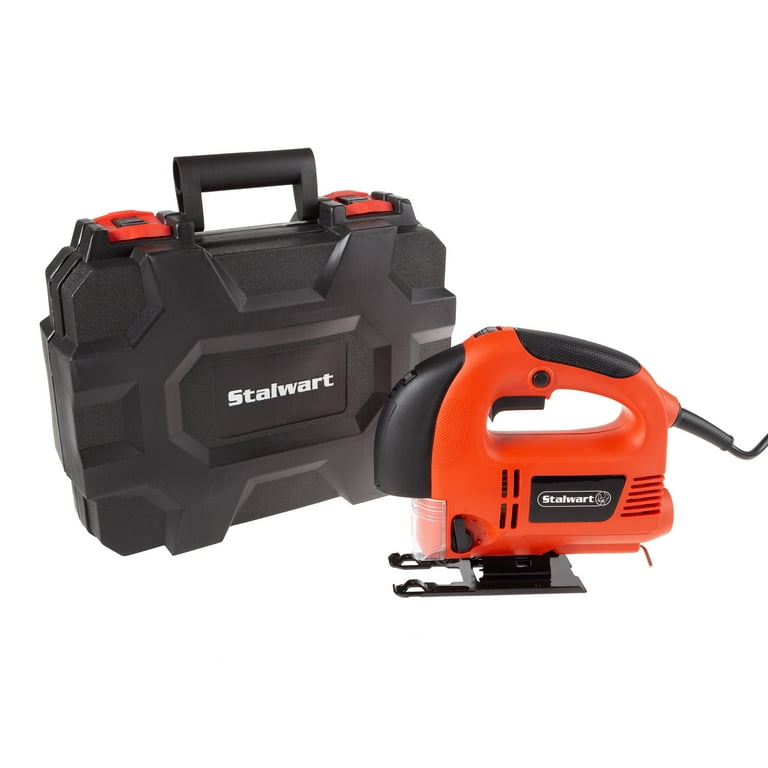 5 AMP Corded Jigsaw with Laser Guide LED Light and Case by
