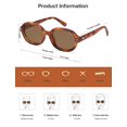 thumbnail image 4 of Gafas de Sol SOJOS Retro Ovaladas y Redondas Polarizadas SJ2603 Unisex, 4 of 5