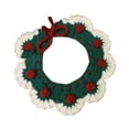 thumbnail image 2 of Adjustable Pet Collars Knitting Cat Collars Handwoven Scarf Christmas Cat Bandana Collars for Puppy Cats Kitten Pet Supplies A, 2 of 9
