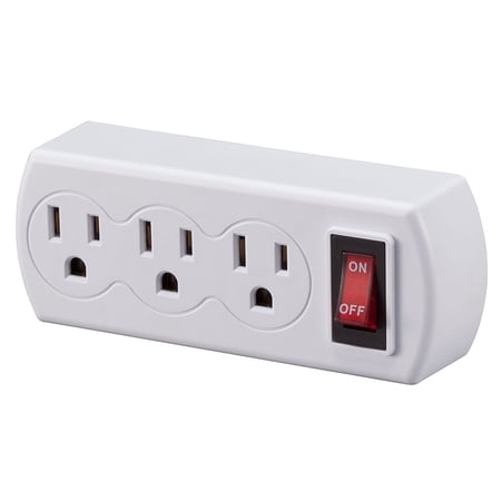 WalterDrake 3 Plug Outlet Switch