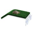 thumbnail image 1 of Turtle Plateforme de Baignade Tortue Rampe Réservoir Échelle Terrasse Simulation Pelouse, 1 of 6
