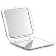 thumbnail image 1 of Espejo plegable para mujer, espejo de bolsillo, espejo de maquillaje portátil, espejo compacto para viajes al aire libre., 1 of 8