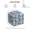 thumbnail image 4 of Zeuib Police Car Print Tissue Box Cover,PU Leather Tissue Holder,Square Facial Tissue Case, Facial Paper Organizer Dispenser for Bathroom, Vanity Countertop, Tabletop, Car, 4 of 7