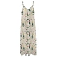 thumbnail image 6 of Sommelier Sleeveless Suspender Dress Summer Fashion Casual Long Dress, 6 of 9