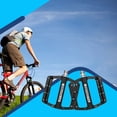 thumbnail image 2 of ZTTO JT02 1 par de bicicletas Pedal plano Acero Axis Safe Ass Safe Pedales de color sólido Reemplazo de piezas de ciclo de montaña Suministros Negro Inevent OD003649-02, 2 of 7