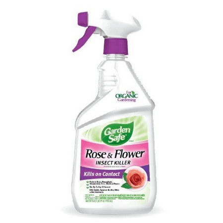 Garden Safe Brand Rose & Flower Insect Killer, Ready-to-Use, 24-fl
