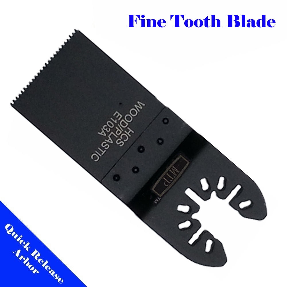MTP ® Pack 20x Assorted Quick Release Universal Fit Multi Tool Oscillating Multitool Saw Blade for Craftsman Rockwell Hyperlock Porter Cable Black & Decker Dewalt Ridgid Ryobi Bosch Tool Free System