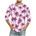 thumbnail image 1 of Tops para hombre, blusas y camisas de cuello redondo y manga corta para hombre, blusas casuales de moda con cuello redondo y manga corta, blusas para hombre, blusas de poliéster para hombre, 1 of 4