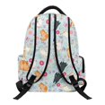 thumbnail image 2 of Aplkyhs Backpack for Students 12-18 Durable 17 Inch School Bookbag for Middle High School Teens Outdoor Cute Cat Flower, 2 of 7