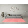 thumbnail image 3 of Ahgly Company Indoor Round Solid Red Modern Area Rugs, 6' Round, 3 of 4