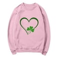 thumbnail image 6 of HAiming St Patricks Day Sweatshirt for Women Long Sleeve T-Shirts Crewneck Shamrock Printed Pullover Tops, 6 of 7