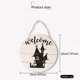 thumbnail image 2 of Halloween Wooden Doorplate Hanger New Pumpkin Black Cat Ghost House Bat Party Scene Decoration, 2 of 4