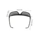 thumbnail image 4 of Gafas de sol planas de moda unisex, estilo retro vintage., 4 of 5